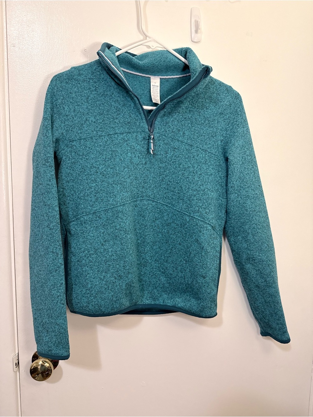 Ivivva kids  Teal Half-Zip Sweater
